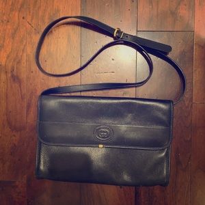 Vintage GUCCI Crossbody Removable Strap Navy